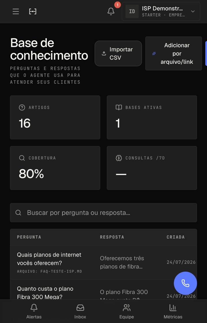 Entradas de um arquivo enviado — chip arquivo: (um link avulso vira link:)